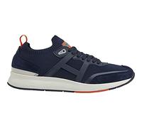 Hackett London Men's H-Runner Knit Sneaker, Navy, 11 UK