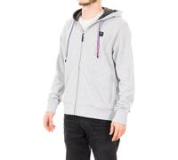 Hackett London Mens long-sleeved sweatshirt with round neck and hood HM580247 - Grey Cotton - Size X-Small