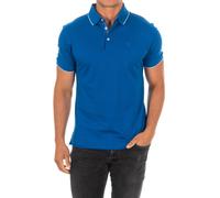 Hackett London Mens short-sleeved polo shirt with lapel collar HM561801 - Blue Cotton - Size X-Small