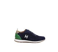 Hackett London Men's SPOILER TRAINER Blue (Navy/Stone 5dd) 9 (43 EU)