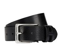 HACKETT LONDON Men's Tack Stitch H Keeper Belt, Black (Black), 26
