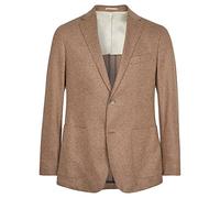 Hackett London Men's Tan Jersey Flannel Jacket, 869tan, 48W / 32L