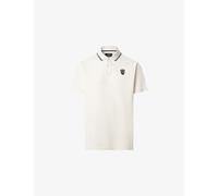 Hackett Mens Hackett Heritage Badge Classic-Fit Cotton-Piqué Polo Shirt Off White M