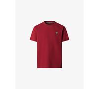 Hackett Mens Hackett Heritage Branded-Badge Cotton-Jersey T-Shirt Oxblood Red 2XL