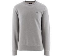 Hackett Mens Light Grey Marl Logo Crew Neck Sweatshirt