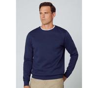 Hackett Mens Navy Classic Fit Crew Neck Sweatshirt