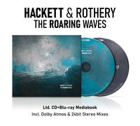 Hackett & Rothery The Roaring Waves - CD+Blu-ray Mediabook - Dolby Atmos - Sealed UK 2 CD album double set 19958433802 Inside Out Music 2026