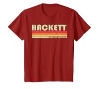 HACKETT Surname Funny Retro Vintage 80s 90s Birthday Reunion T-Shirt