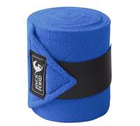 HackFond Fleece Horse Polo Leg Wraps Set of 4, 10' Horse Leg Bandages Stable Supplies Equestrian Boots True Blue