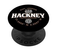 Hackney East London England Coordinates Label 2C PopSockets Adhesive PopGrip