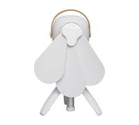 HACKNITE ORION 50R Portable Fan with Integrated LED - USB Rechargeable Quiet 3 Level Lighting - Ideal for Camping, Tent, Office, Night, Outdoor