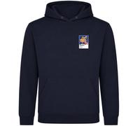 Hacksaw Jim Duggan Wrestling Icon Frame Men's Hoodie - Navy / L