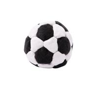 Hacky Sack,Compact Size Footbag,Soft-Touch Finish Kick Ball,Training Sessions Soccer Hacky Sack,Plush Footbag,Vibrant Hues Soft Kick Ball,Sand Filled Footbag,Keepy Uppy Ball(Black)