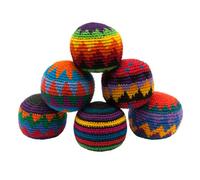 Hacky Sack - Knitted Kick Balls Assorted Colors 6 Pack by Old Glory