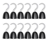 Haconba 12 Pieces Pirate Hooks Captain Hook Plastic Hand Hook for Halloween Decoration Pirate Theme Party Costume Accessory Cosplay Party Supplies