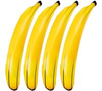 Haconba 4 Pcs 71 Inch Jumbo Inflatable Banana Props Giant Blow Up Banana Balloon for Adults Kids Indoor Outdoor Summer Water Park Pool Parties Bachelorette