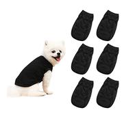 HACRAHO Dog Shirt Blank Clothes, 6 PCS Sublimation Blank Dog Shirts Breathable Dogs Blank Summer Vest Shirts for Medium Large Dogs Pets, XL