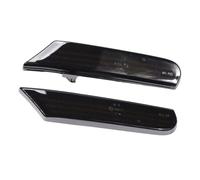 Hacreyatu 1 Pair Turn Signal Light Dynamic Side Indicator Flowing Side Marker Repeater Smoke For Porsche 911 Boxster Typ 996 986 Carrera GT2 GT3 (Black)