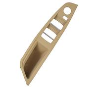 Hacreyatu 1PC RHD-Driver Side Door Handle for BMW 5 Series F10 F11,Window Switch Armrest Panel,Driver Seat Button Switch Frame Storage Box for BMW 520 523 525 528 530 535 2010-2016 (Beige)