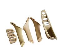 Hacreyatu RHD Side Door Handle for BMW 5 Series F10 F11,Inner Door Pull Handle Trim Cover Kits Replacement Window Switch Armrest Panel for BMW 520 523 525 528 530 535 (Beige)