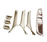 Hacreyatu RHD Side Door Handle for BMW 5 Series F10 F11,Inner Door Pull Handle Trim Cover Kits Replacement Window Switch Armrest Panel for BMW 520 523 525 528 530 535 (Oyster)