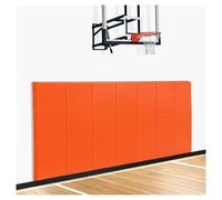 HACSYP Gym Wall Padding, Basketball Court Wall Protector, Removable 2" Thick High-Density Protective Pads for Mounted Basketball Hoop, Garage, Basemen(Orange,5 PCS)