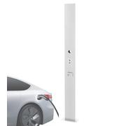 HACSYP Home EV Charger Pedestal Post - Outdoor EV Charger Stand for Wall Charger, Rust-Resistant, Easy to Install, Stable Mount for Electric Vehicle Chargers(White,M)
