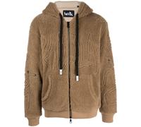 Haculla faux-shearling zip-up hoodie - Brown S-M-XL