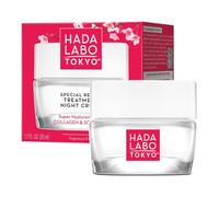 Hada Labo Tokyo - Anti-Ageing Special Repair Treatment Night Cream with Super Hyaluronic Acid, Collagen & Squalane, for Age 40+, 50 ml Jar (Pack of 1)