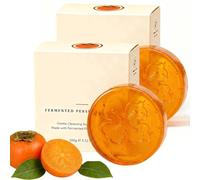 HADAKl Persimmon Soap, Hadaki Persimmon Soap for Old People，2PC | Kakiyu Persimmon Soaps,Japanese Persimmon Soap with Green Tea Extract,Natural Persimmon Soap for Nonenal & Age-Related Smell