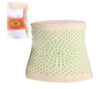 HADAVAKA 2pcs Fiberand Wormwood Body Shaping Waist Protector, Abdominal Trainer Elastic Waist Support Waist, Waist Trainer For Woman Warmer Stomach Protector For Multiple Occasions (Skin,XL)