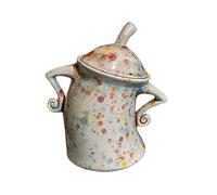 HADAVAKA Canister With Attitude, Food Storage Jar With Airtight Lid for Kitchen, Fun Resinous Desktop Ornaments, Professional Kitchen Storage Canister, For Tea Coffee Sugar Spices Et (Colorful)