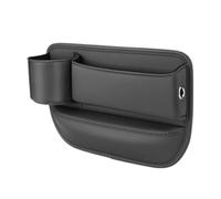 HADAVAKA Car Gap Filler Organizer, Adjustable Car Seat Storage Box, with Cup Holder & Data Cable Hole, Organizer For Cards Keys, for Between Seats Accessories Boxes (Main,Black)
