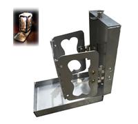 HADAVAKA Folding Candle Lantern, 2PCS, Windproof, Portable, Vintage, Outdoor, Adventurous, Iron, 10*6*4cm/3.9*2.3*1.5in