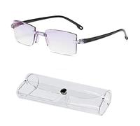 HADAVAKA New Diamond - Cut Bifocal Progressive Anti - Blue Eyewear Ultralight Reading Glasses,Far And Near Dual-use Reading Glasses Ultralight (+2.5)