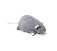 HADAVAKA Rat Plush, Soft Stuffed Animal with Ultra-Soft Cozy Fabric, Large Size Fluffy, Realistic Cute Rats Pillow, Perfect For Sofa Bed And Warm Home Room Decor (Grey,Total length 40cm)