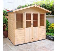 Haddon 4' 10" x 6' 8" Apex Summerhouse - Premium Dip Treated Shiplap