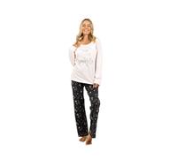haddow GROUP Season To Sparkle Christmas Pyjama Set Women Nightwear/PJ/Lounge (XL = UK 20-22 (Curve Fit))