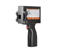 HADECOLL 12.7Mm Handheld Inkjet Printer With 4.3 Inch Touch Screen For Code Date Number Logo Expiry Date Label Plastic Carton For Various Materials