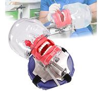 HADECOLL Dental Simulator Manikin Phantom Head, Mouth Head Model Fix on Chair Replaceable Typodont Tooth Model 360-Degree Adjustment for Teaching Dentists & Dental Assistants and Hygienists,