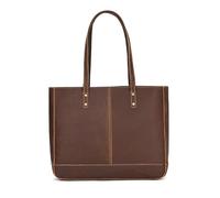 HADECOLL Lady'S Handbag Man'S Large Capacity Genuine Leather Stylish Mother Daughter Bag Shoulder