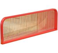 HADECOLL Modern Countertop Privacy Divider Screen for Dining Areas, Office, Restaurant & Hotel - Stylish Black 0.9m x 30cm Partition for Enhanced Privacy,Red-1mx30cm