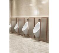 HADECOLL PARTITION of The Hotel, Sanitary Screws for URINARIES, PARTITION of Played ON The Wall, Decorative Separation Wall Divider, 120 Cm Urinary Deflector Color: Black, Yes,Rose Gold-4pcs