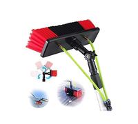 HADECOLL Telescopic Window Cleaning Brush 9M/29.5Ft - Extendable Water Fed Pole For Solar Panel & Conservatory Roof Cleaning - 30Cm Brush Kit For Easy Reach & Efficient Cleaning,30Cm Brush-10M Pole