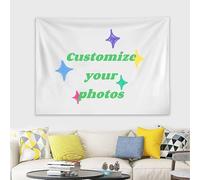 hadefa Personalized tapestry, custom image background cloth, bedroom living room wall tapestry, bedside decorative tapestry, multiple sizes to choose from