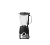 Haden 1.5L Table Blender, 1000W Motor, Glass Jar, 2 Speed with Pulse Function, Ice-Crushing Blade System, Stainless Steel and Black, Includes Dry Grinding Cup