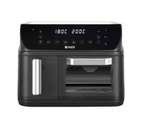 Haden 12L Dual Air Fryer - 2400W Large Capacity Air Fryer with Dual Baskets, 10 One-Touch Cooking Functions, Sync Finish, Adjustable Timer and Temperature, Oil-Free and Dishwasher-Safe