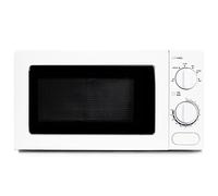 Haden 17l Microwave Oven - 700W Microwave, 6 Power Levels, 30 min Timer - Easy To Use and Clean - Defrost, Express Cooking - Small and Affordable White Microwave