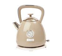 Haden Bristol Electric Kettle - Sleek Rapid-Boil Stainless Steel Electric Kettle with Spacious 1.7 Litre Capacity, Concealed Heating Element, Rotational Base, Innovative Safety Features, Putty