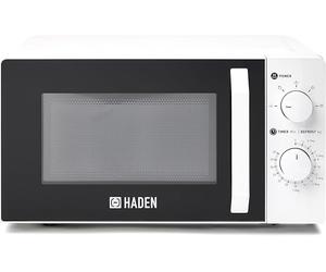 Haden 20L Digital White Microwave Oven - 800W, 5 Levels, Child Lock